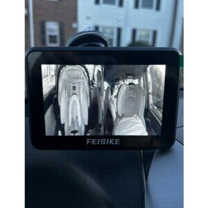 Baby Car Camera, 1080P Dual-Channel 5 inch Display Baby Car Mirror